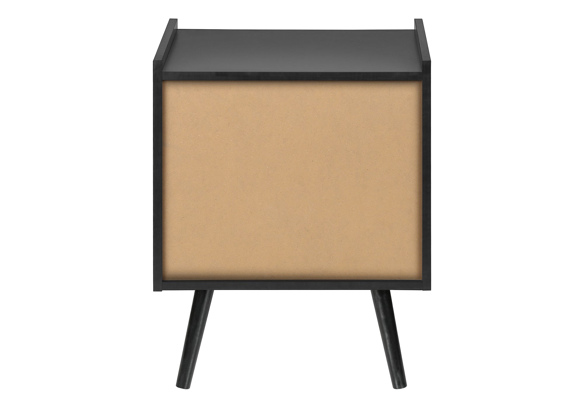 ACCENT TABLE - 24""H / BLACK END TABLE WITH 1 DRAWER