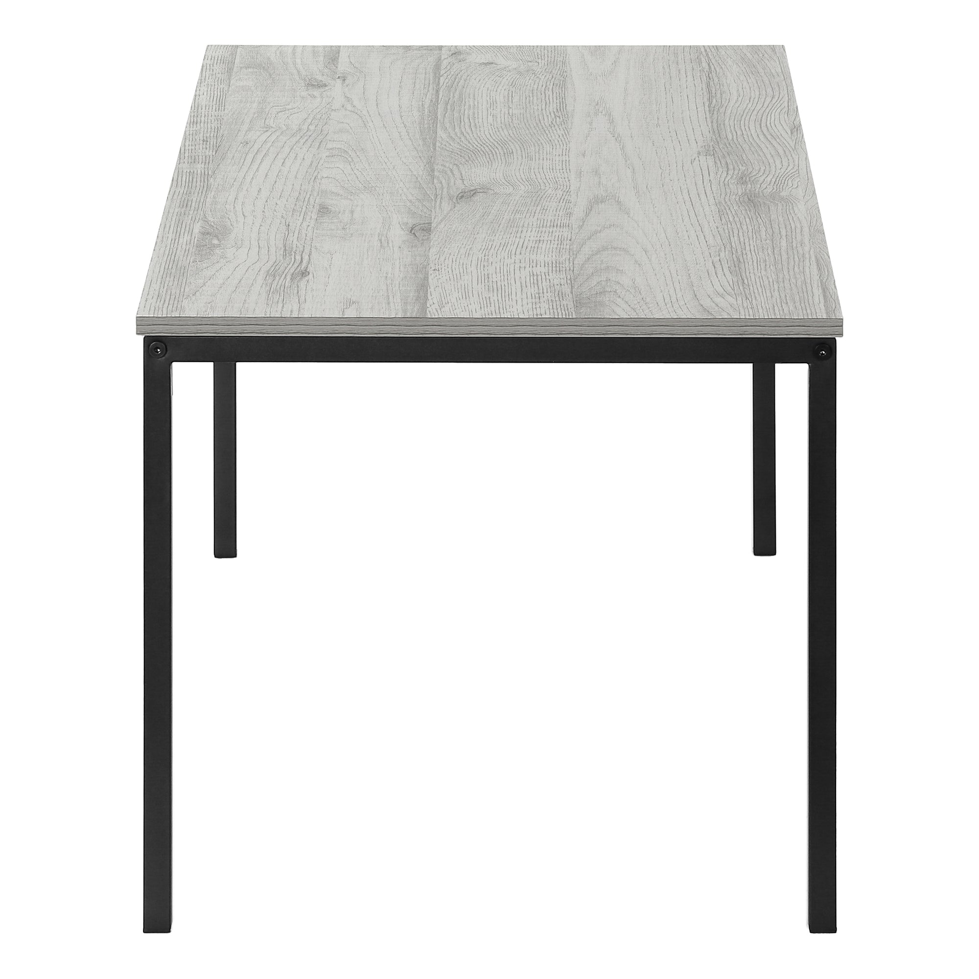 COFFEE TABLE - 40""L / GREY / BLACK METAL