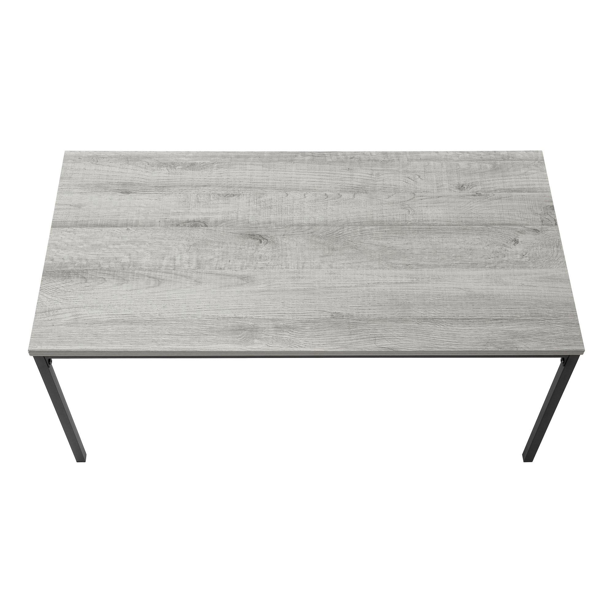 COFFEE TABLE - 40""L / GREY / BLACK METAL