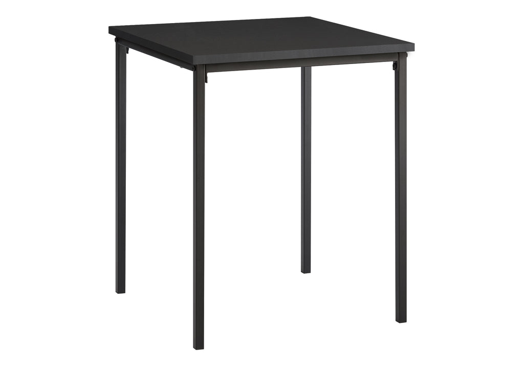 ACCENT TABLE - 22""H / BLACK / BLACK METAL