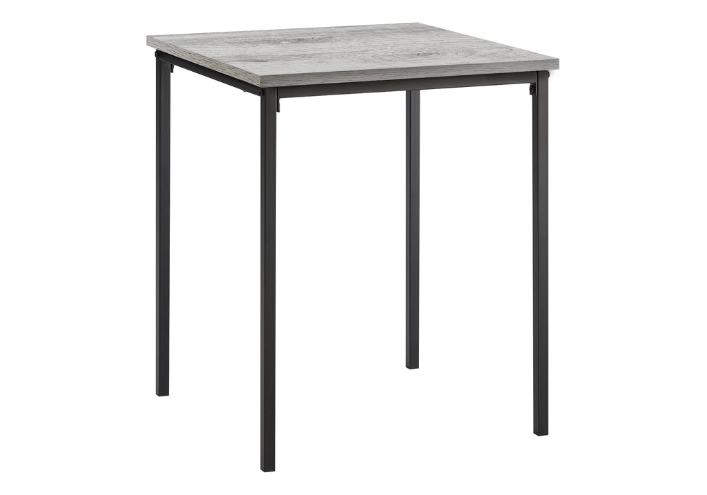 ACCENT TABLE - 22""H / GREY / BLACK METAL