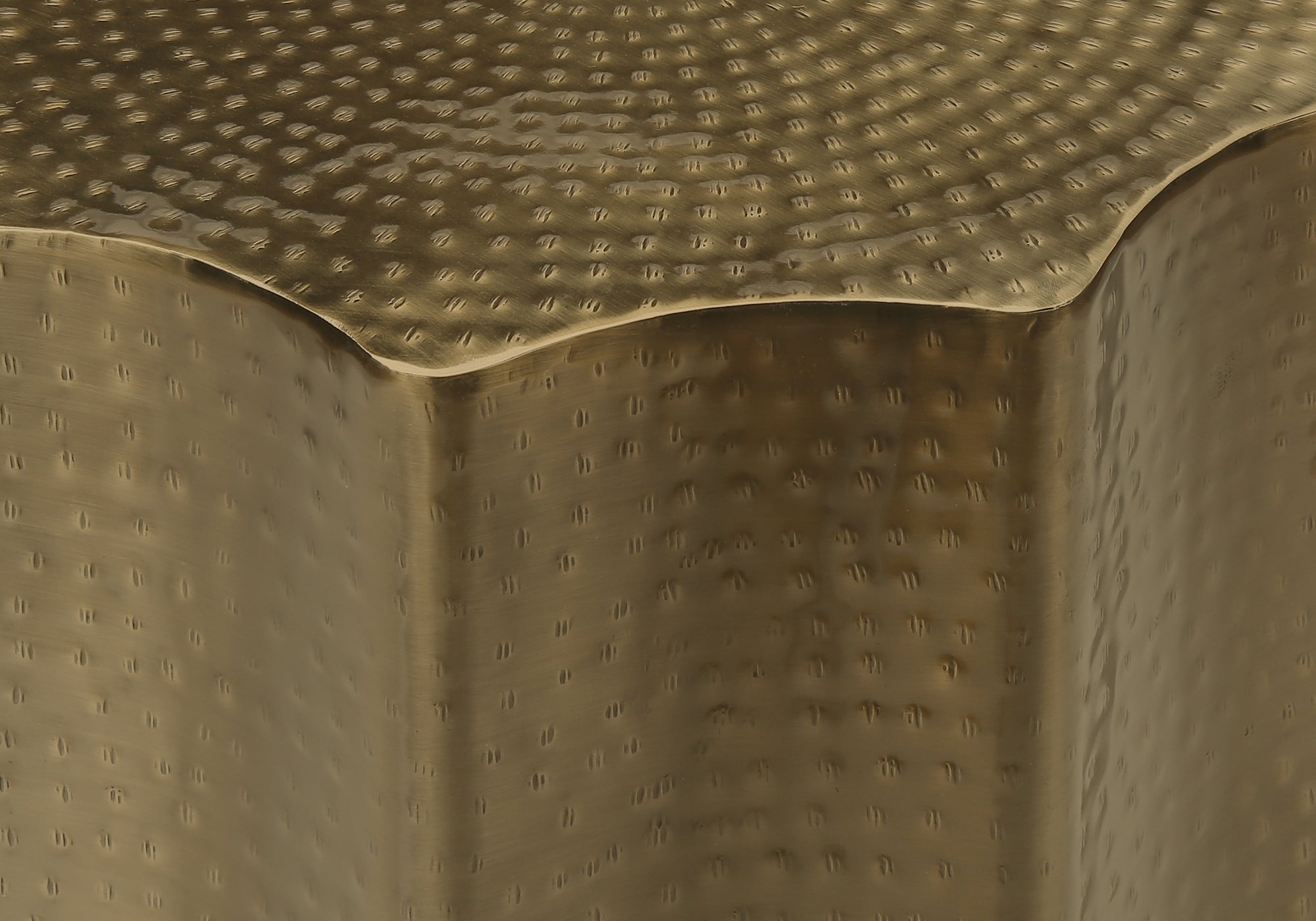 ACCENT TABLE - 22""H / GOLD IRON METAL END TABLE