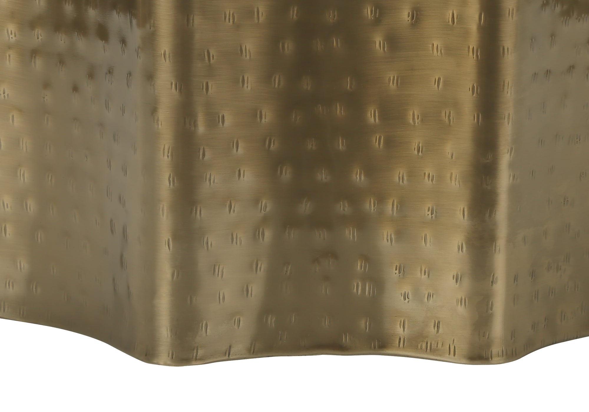 ACCENT TABLE - 22""H / GOLD IRON METAL END TABLE