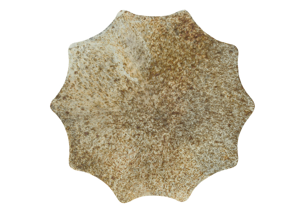 ACCENT TABLE - 22""H / ANTIQUE GOLD IRON METAL END TABLE