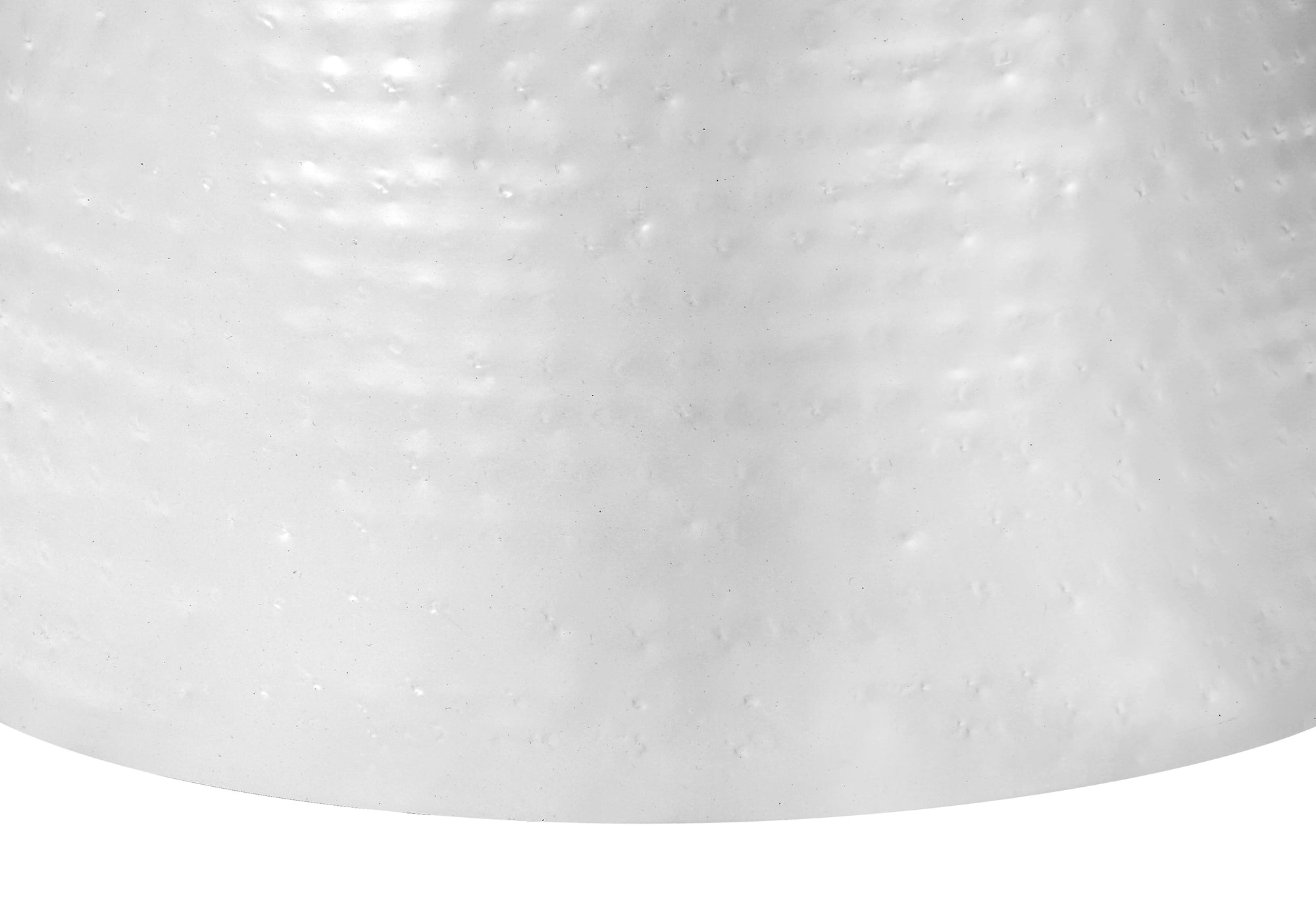 ACCENT TABLE - 22""H / WHITE TEXTURED IRON METAL DRUM END