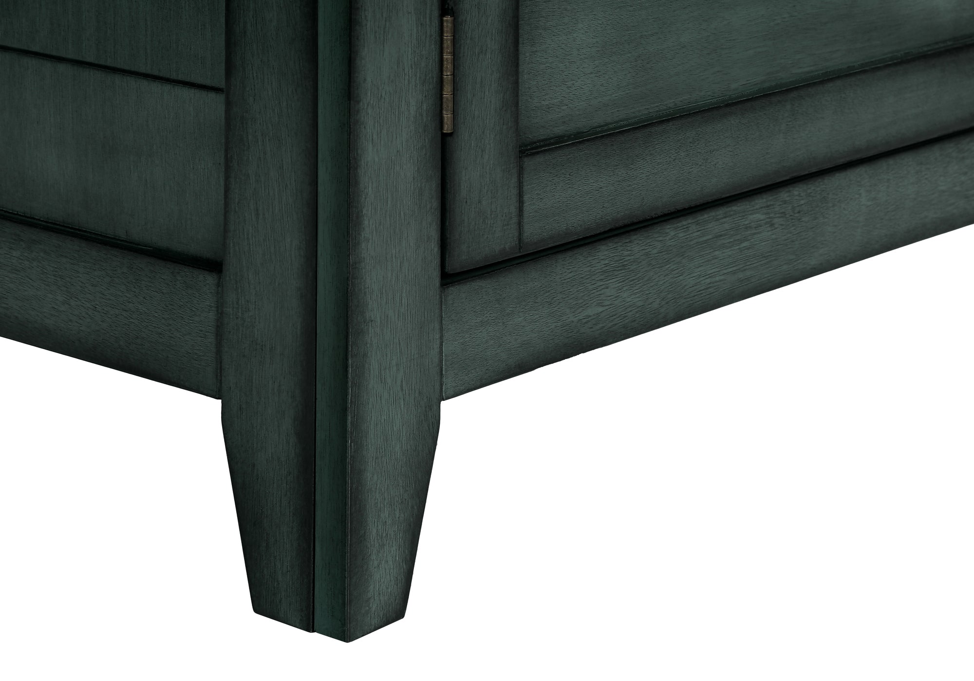 ACCENT TABLE - 25""H / ANTIQUE BLUE VENEER END TABLE