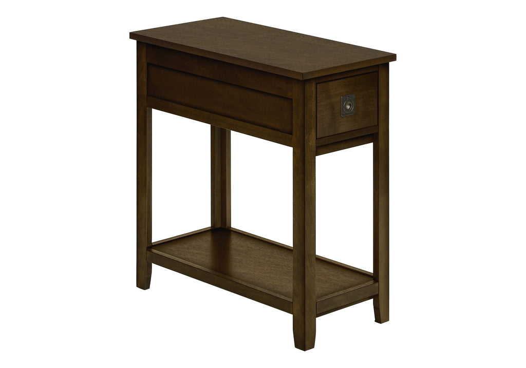 ACCENT TABLE - 24""H / ESPRESSO VENEER END TABLE