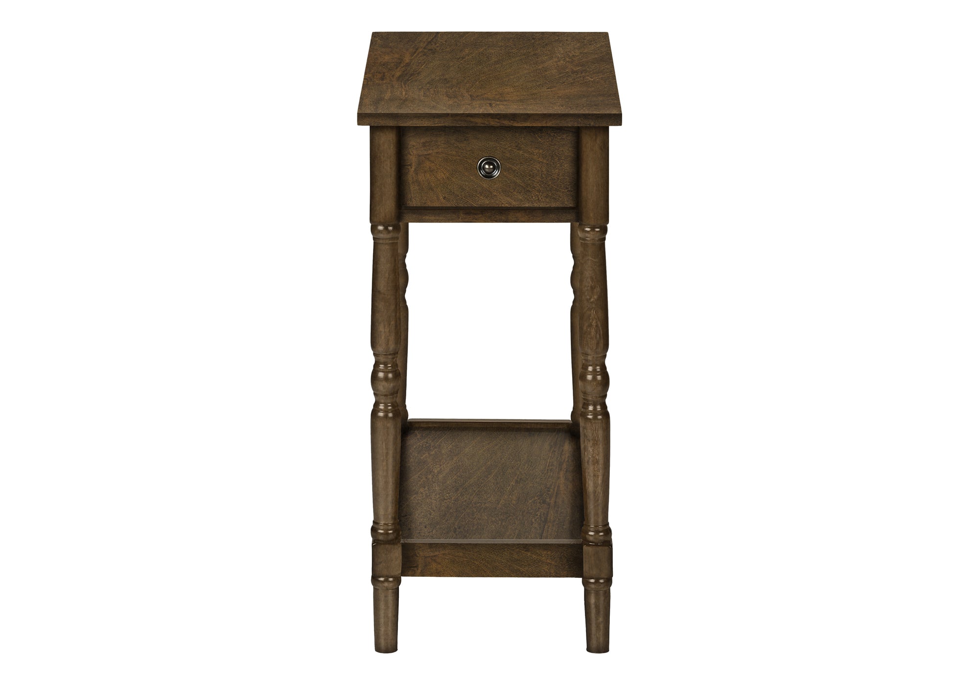 ACCENT TABLE - 24""H / ESPRESSO VENEER END TABLE