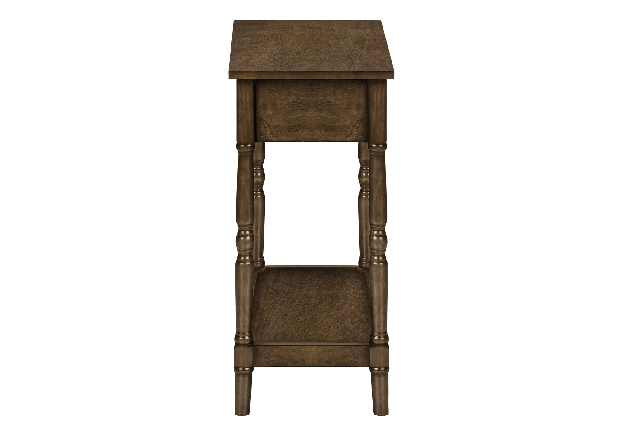 ACCENT TABLE - 24""H / ESPRESSO VENEER END TABLE