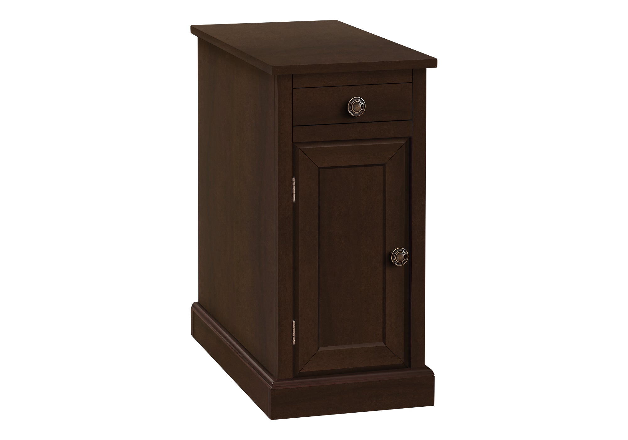 ACCENT TABLE - 24""H / ESPRESSO VENEER END TABLE