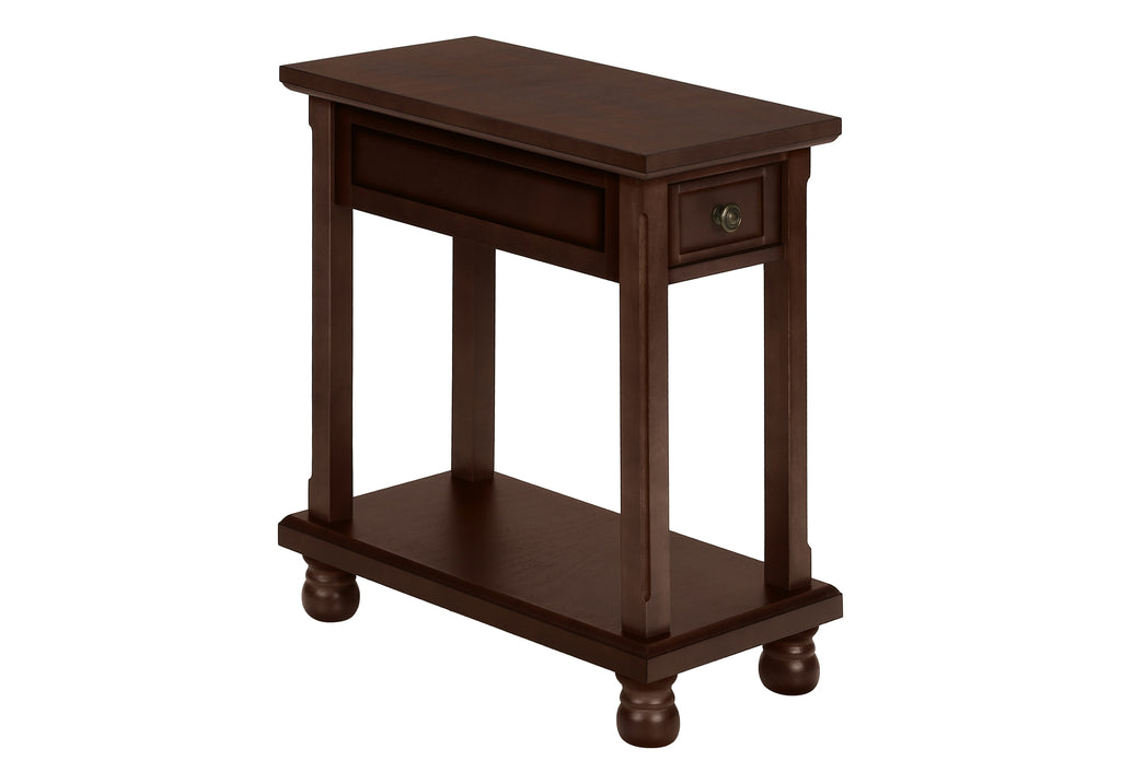 ACCENT TABLE - 24""H / ESPRESSO VENEER END TABLE