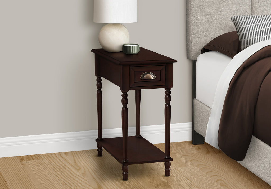 ACCENT TABLE - 24""H / CHERRY VENEER END TABLE