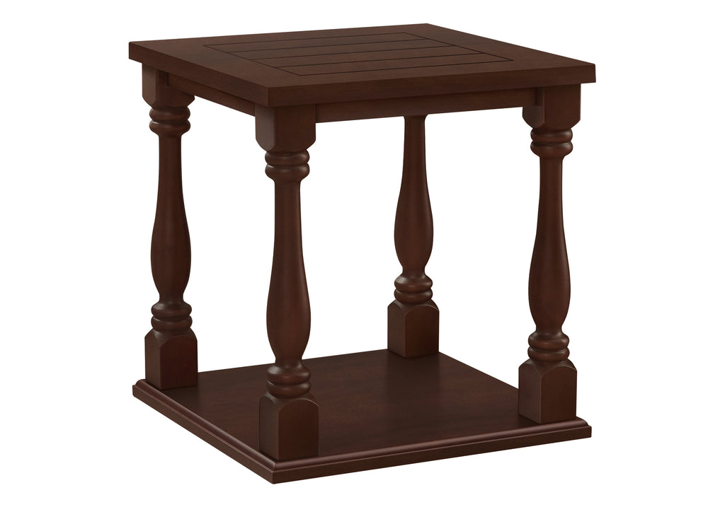 ACCENT TABLE - 25""H / ESPRESSO VENEER END TABLE