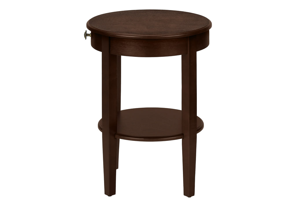 ACCENT TABLE - 23""H / ESPRESSO VENEER END TABLE