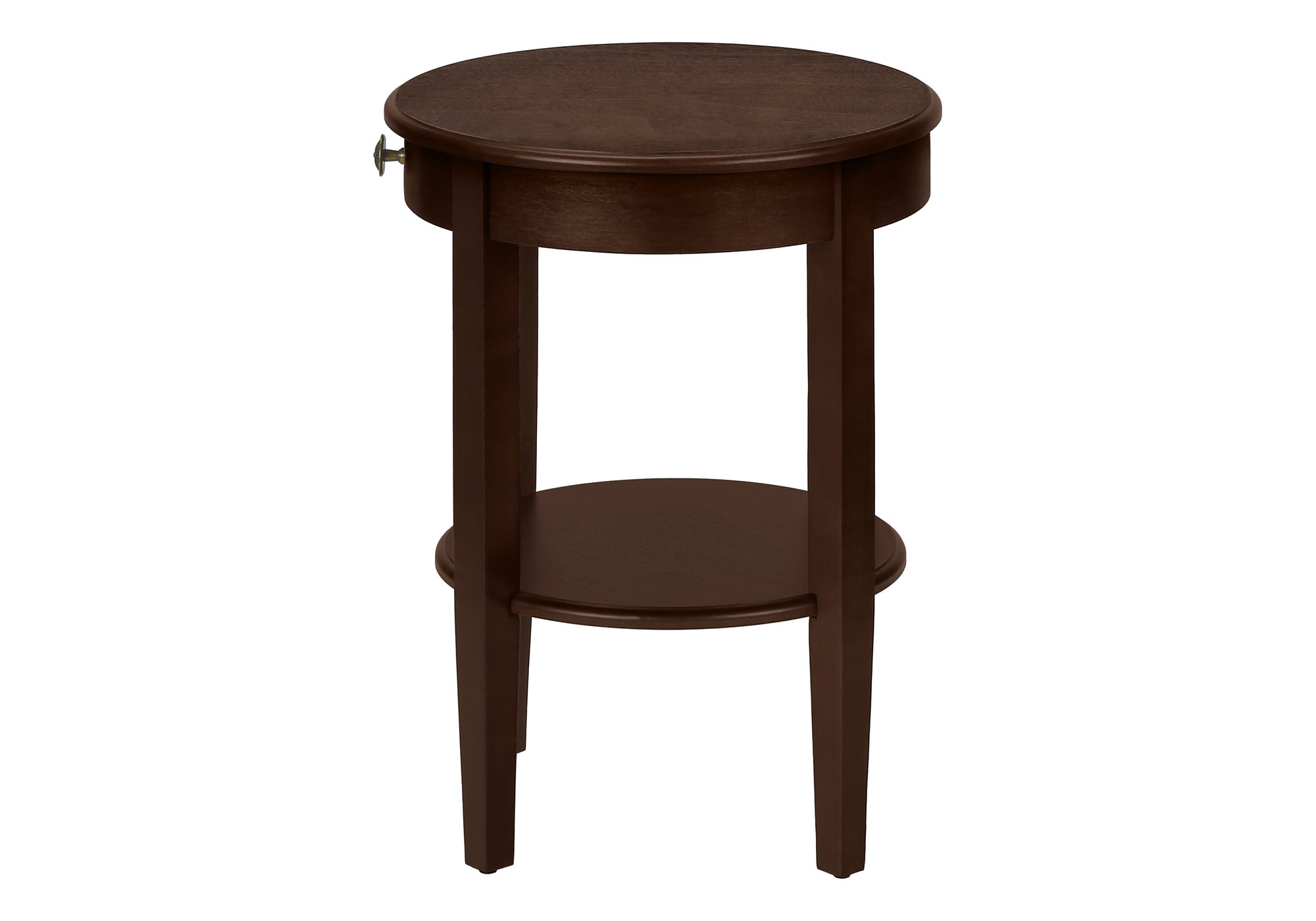 ACCENT TABLE - 23""H / ESPRESSO VENEER END TABLE