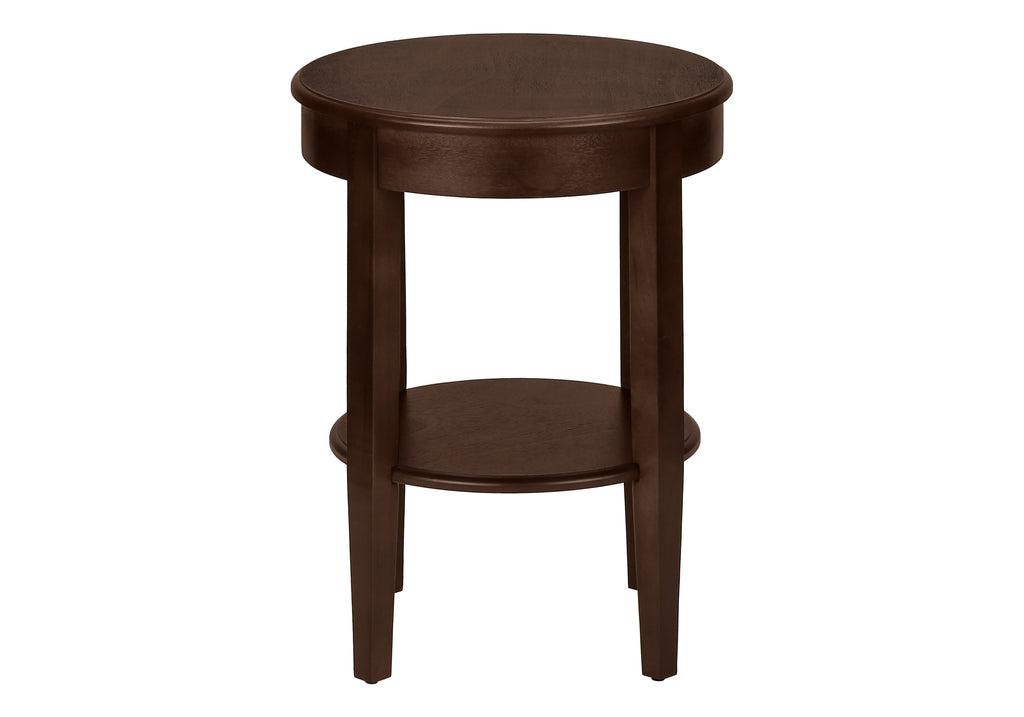 ACCENT TABLE - 23""H / ESPRESSO VENEER END TABLE