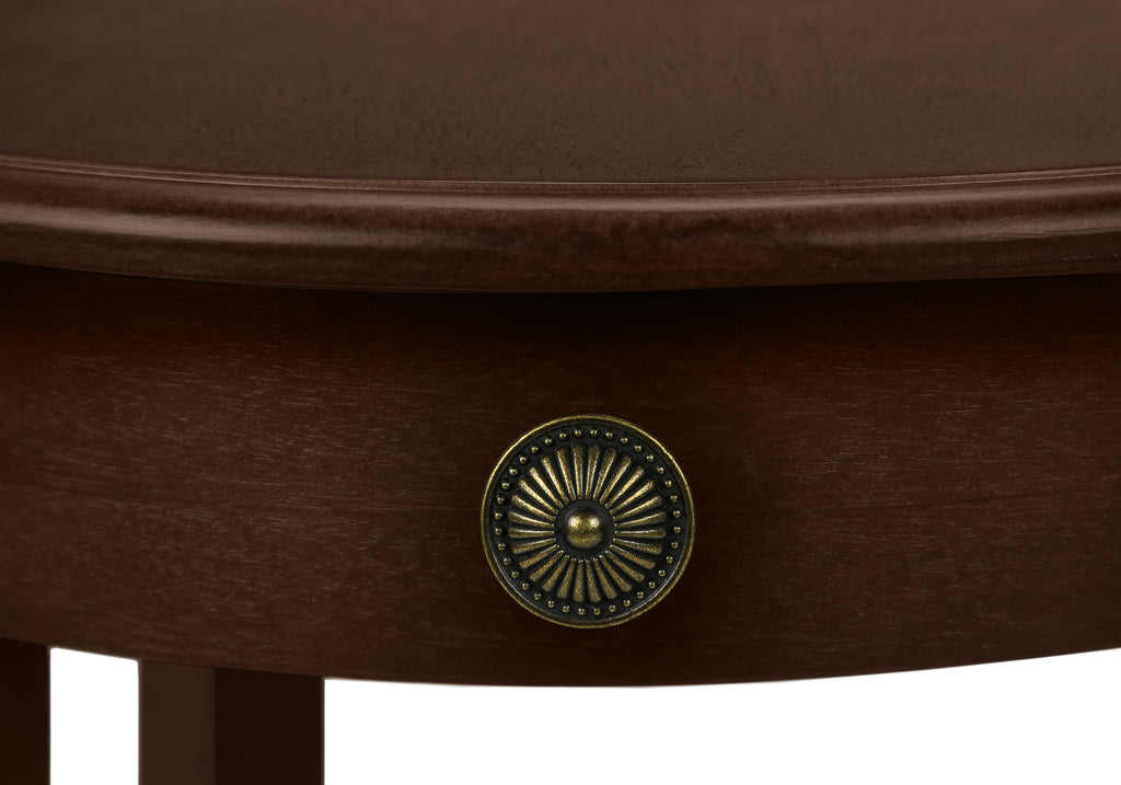 ACCENT TABLE - 23""H / ESPRESSO VENEER END TABLE