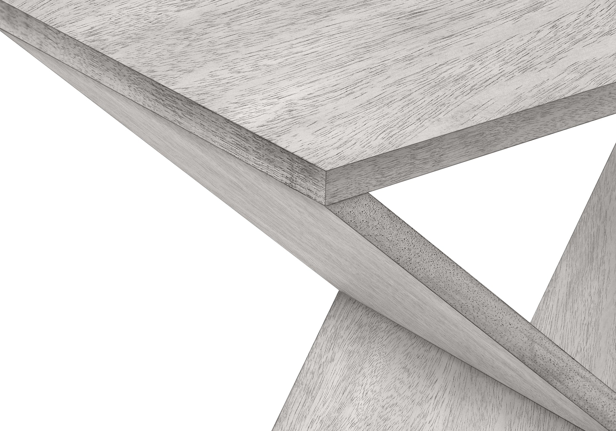 ACCENT TABLE - 24""H / WASHED GREY VENEER END TABLE