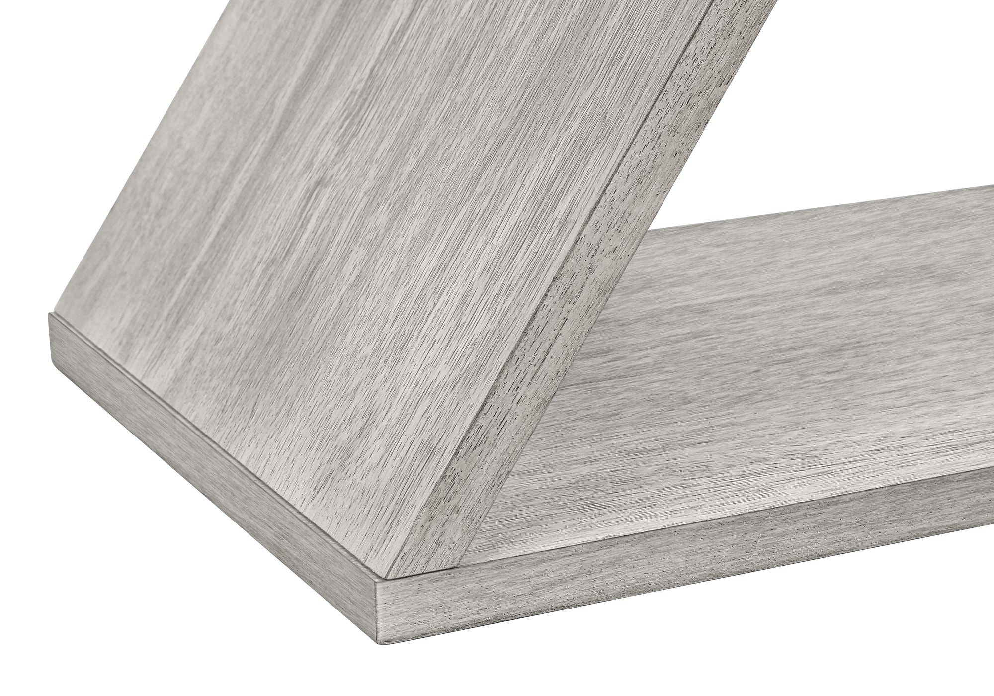 ACCENT TABLE - 24""H / WASHED GREY VENEER END TABLE