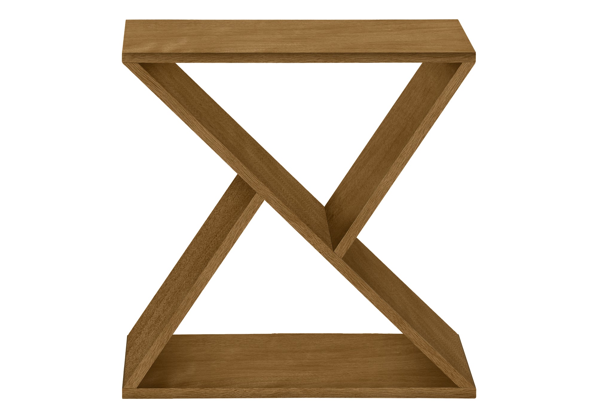 ACCENT TABLE - 24""H / DARK TAUPE VENEER END TABLE