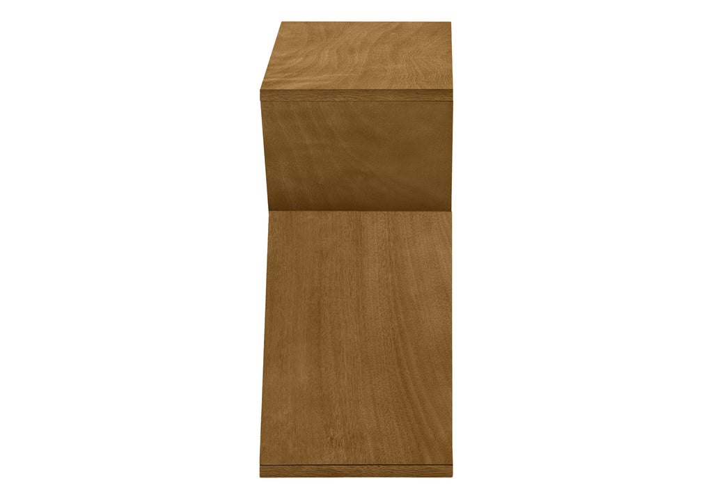 ACCENT TABLE - 24""H / DARK TAUPE VENEER END TABLE