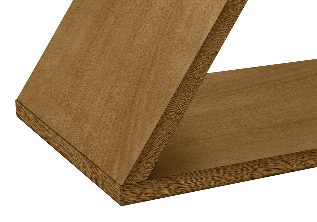 ACCENT TABLE - 24""H / DARK TAUPE VENEER END TABLE