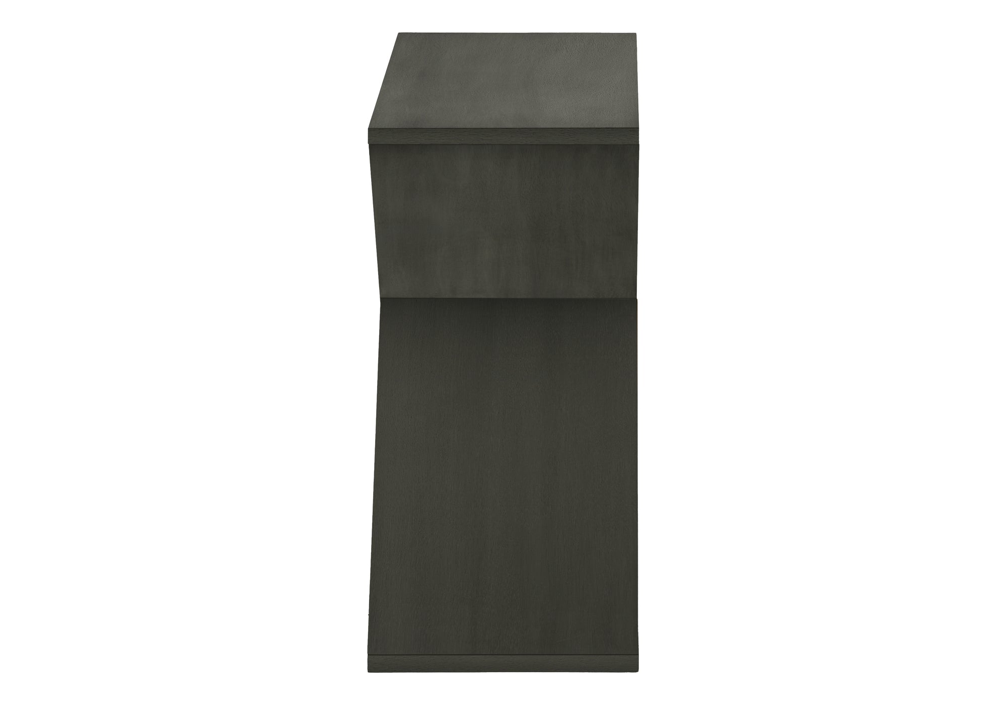 ACCENT TABLE - 24""H / DARK GREEN VENEER END TABLE