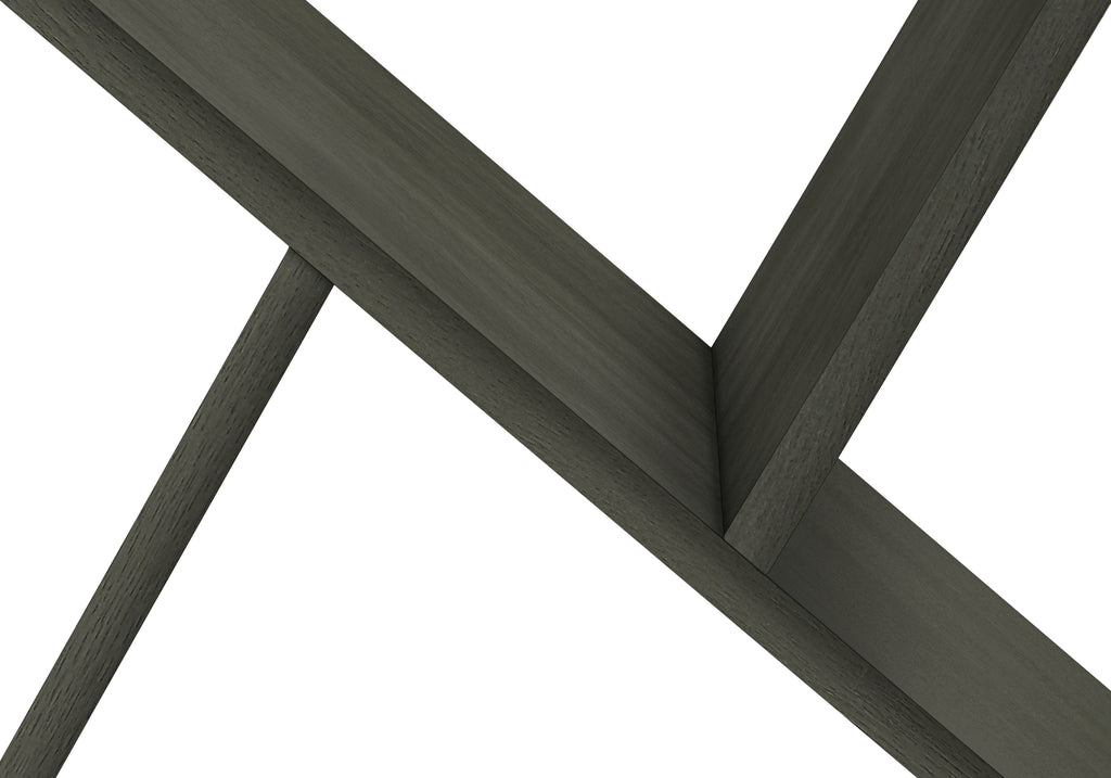 ACCENT TABLE - 24""H / DARK GREEN VENEER END TABLE