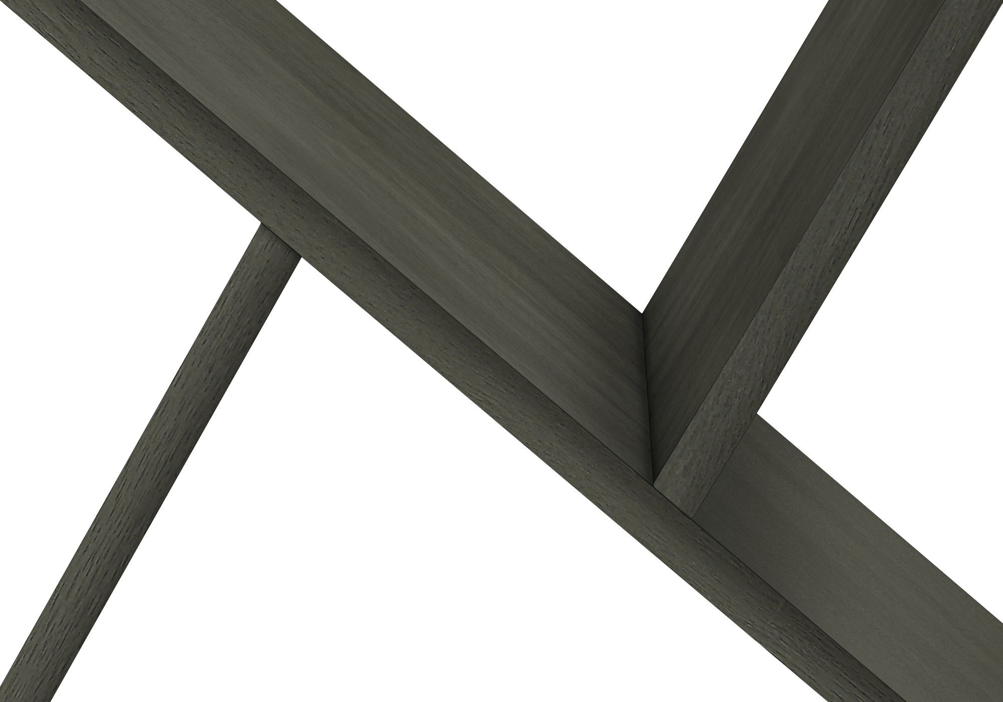 ACCENT TABLE - 24""H / DARK GREEN VENEER END TABLE