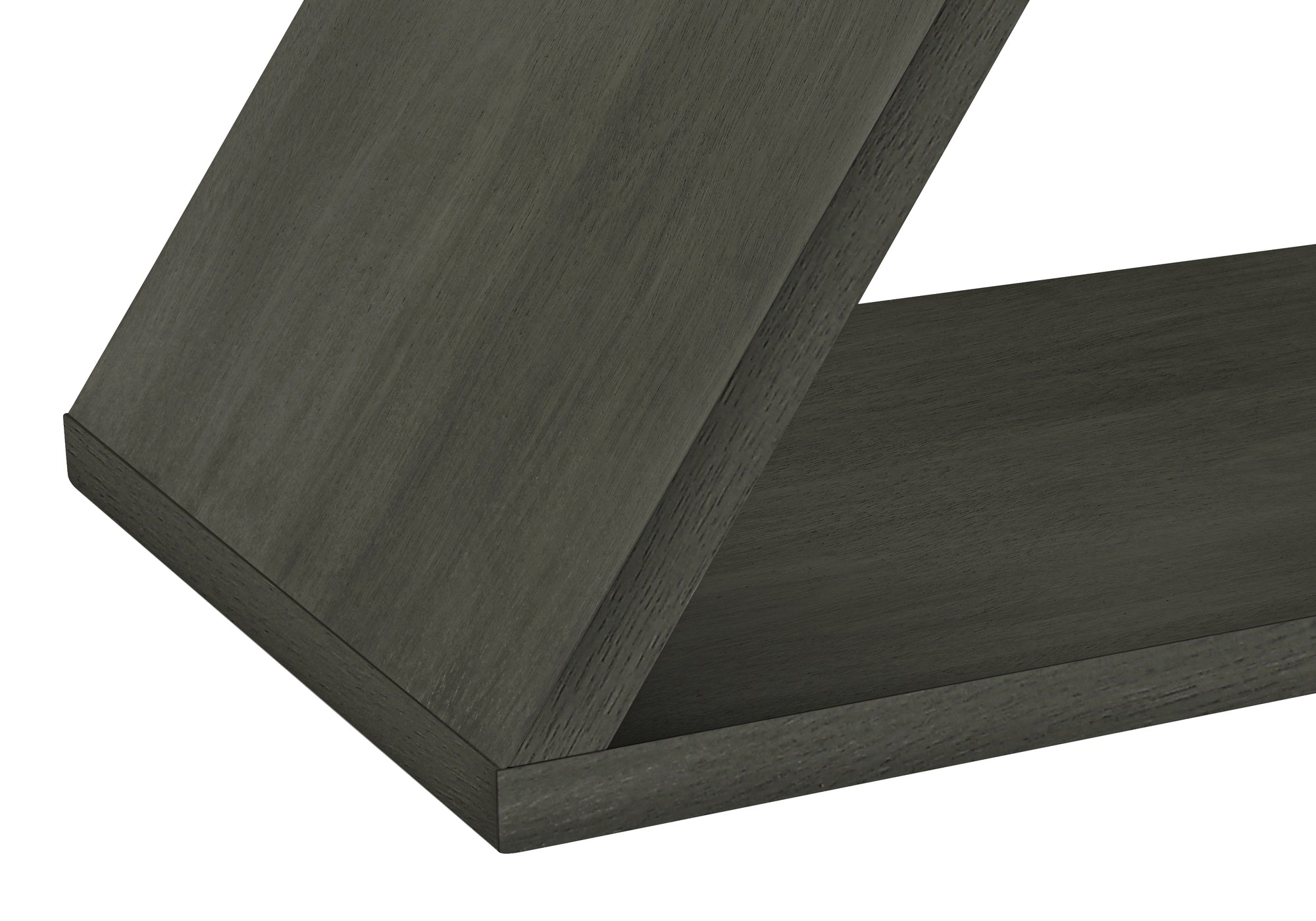 ACCENT TABLE - 24""H / DARK GREEN VENEER END TABLE