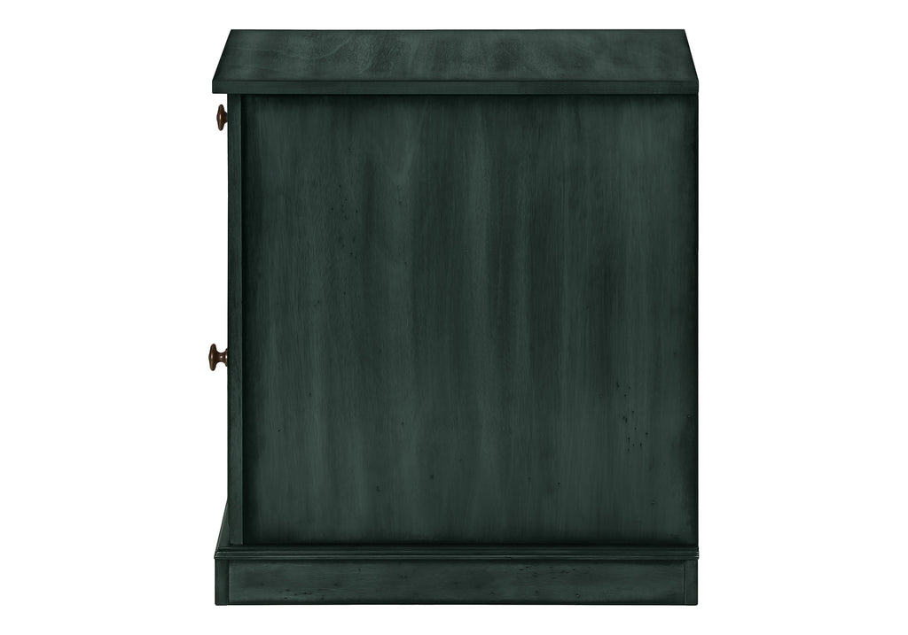 ACCENT TABLE - 24""H / ANTIQUE BLUE VENEER END TABLE