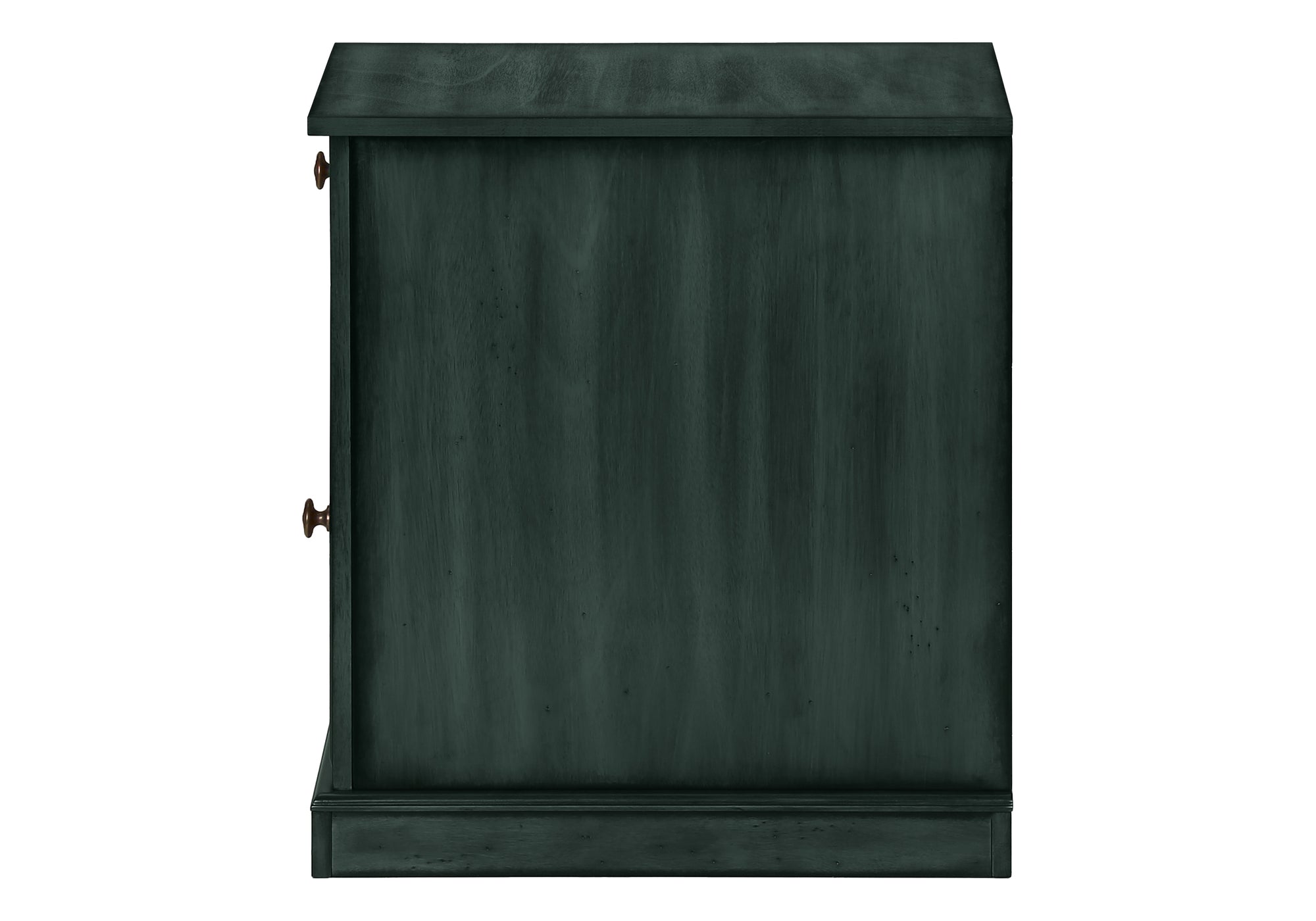 ACCENT TABLE - 24""H / ANTIQUE BLUE VENEER END TABLE