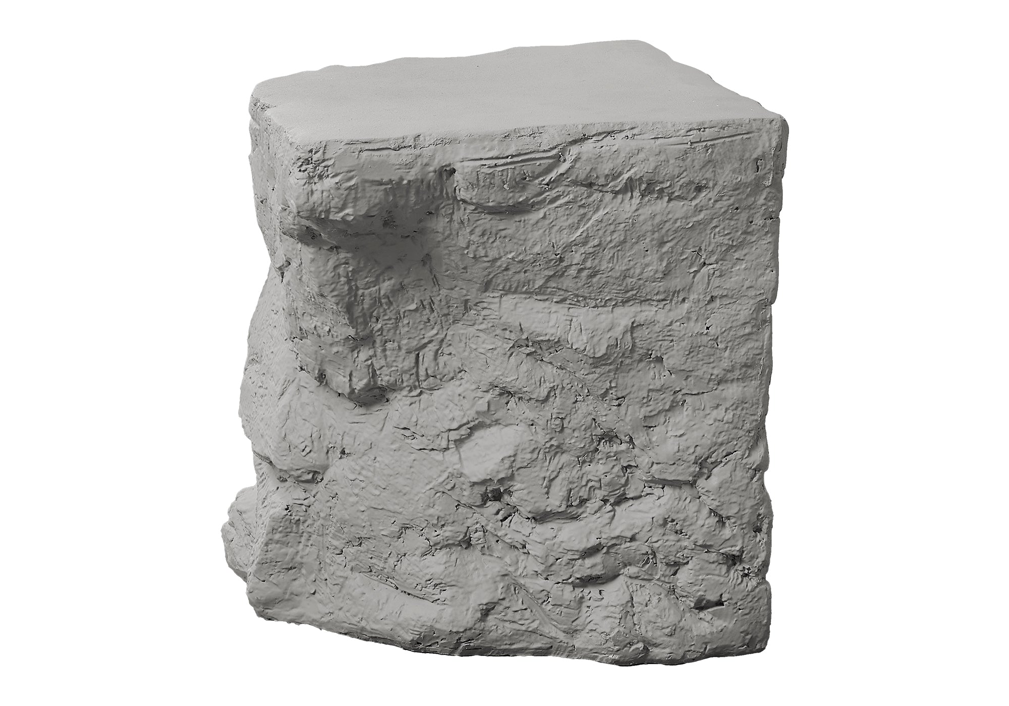 ACCENT TABLE - 25""H / GREY INDOOR OR OUTDOOR