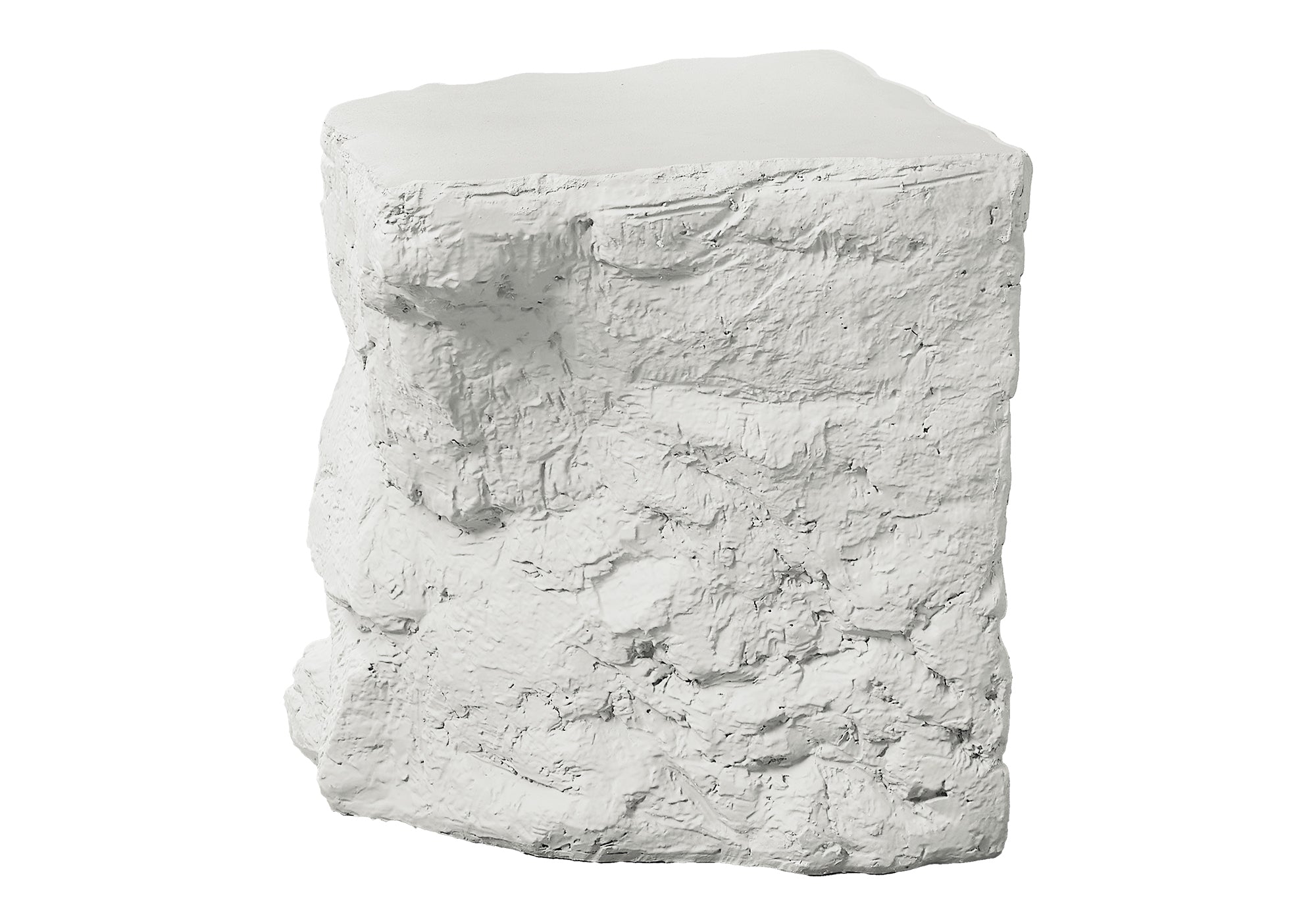 ACCENT TABLE - 25""H / WHITE INDOOR OR OUTDOOR