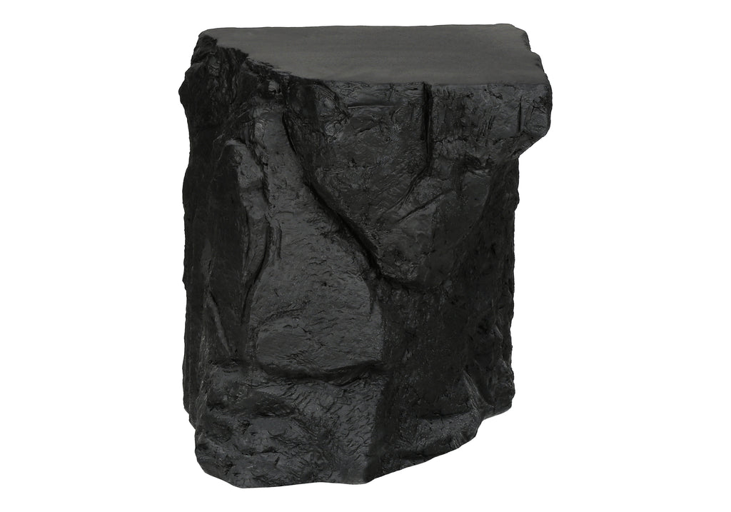 ACCENT TABLE - 25""H / BLACK INDOOR OR OUTDOOR