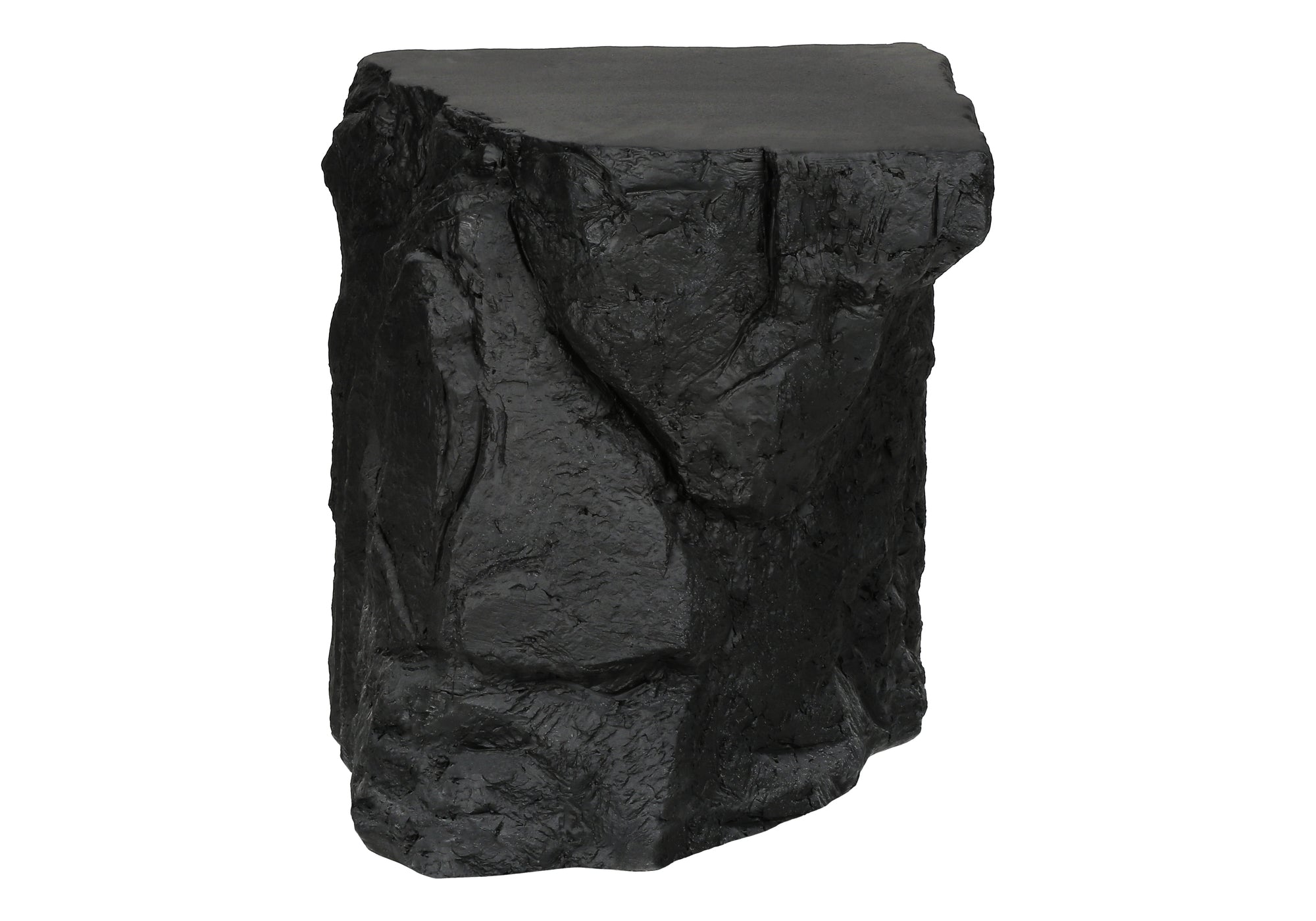 ACCENT TABLE - 25""H / BLACK INDOOR OR OUTDOOR