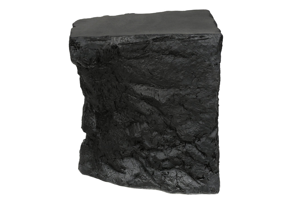 ACCENT TABLE - 25""H / BLACK INDOOR OR OUTDOOR