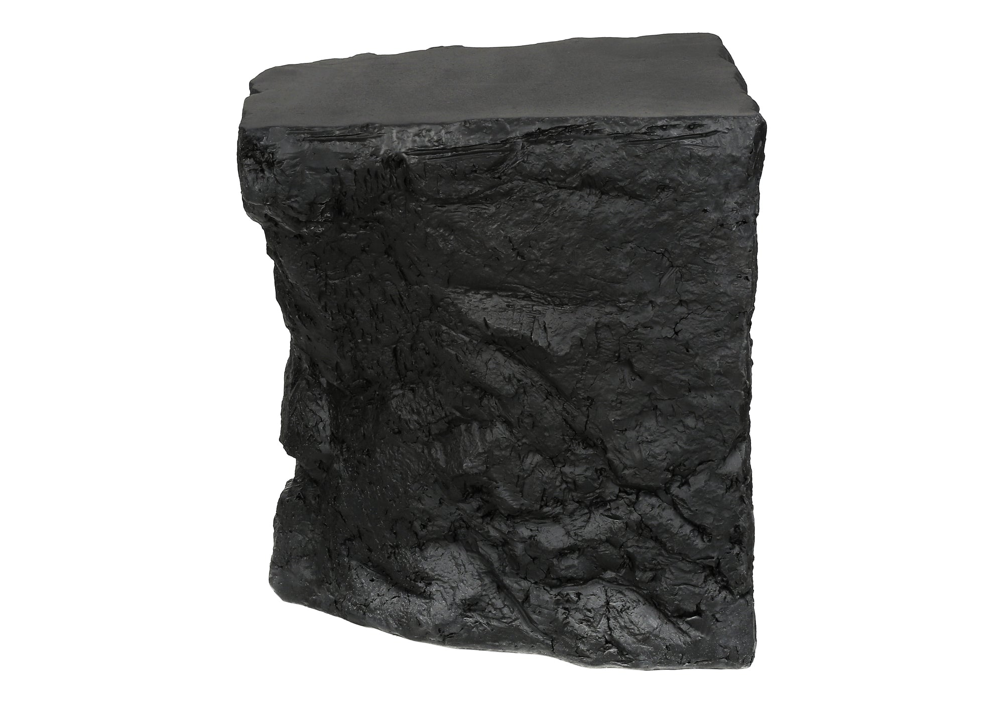 ACCENT TABLE - 25""H / BLACK INDOOR OR OUTDOOR