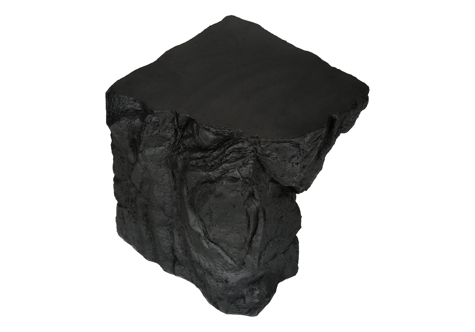 ACCENT TABLE - 25""H / BLACK INDOOR OR OUTDOOR