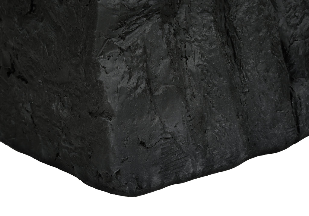 ACCENT TABLE - 25""H / BLACK INDOOR OR OUTDOOR