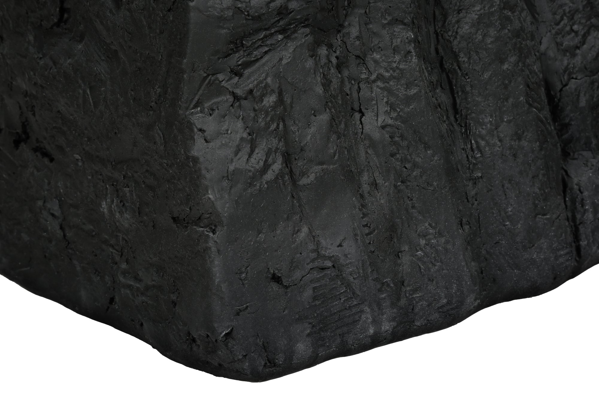 ACCENT TABLE - 25""H / BLACK INDOOR OR OUTDOOR