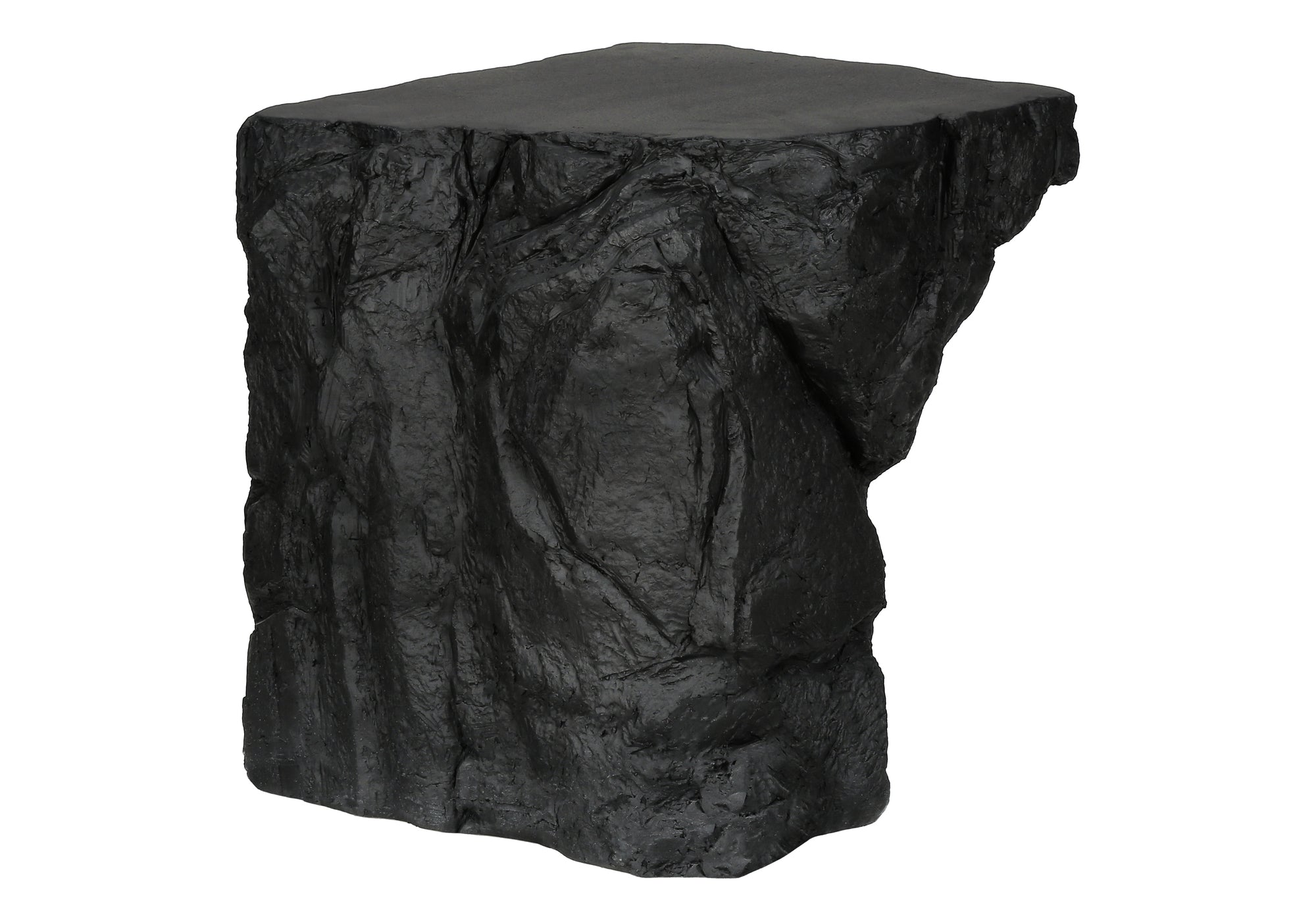 ACCENT TABLE - 25""H / BLACK INDOOR OR OUTDOOR