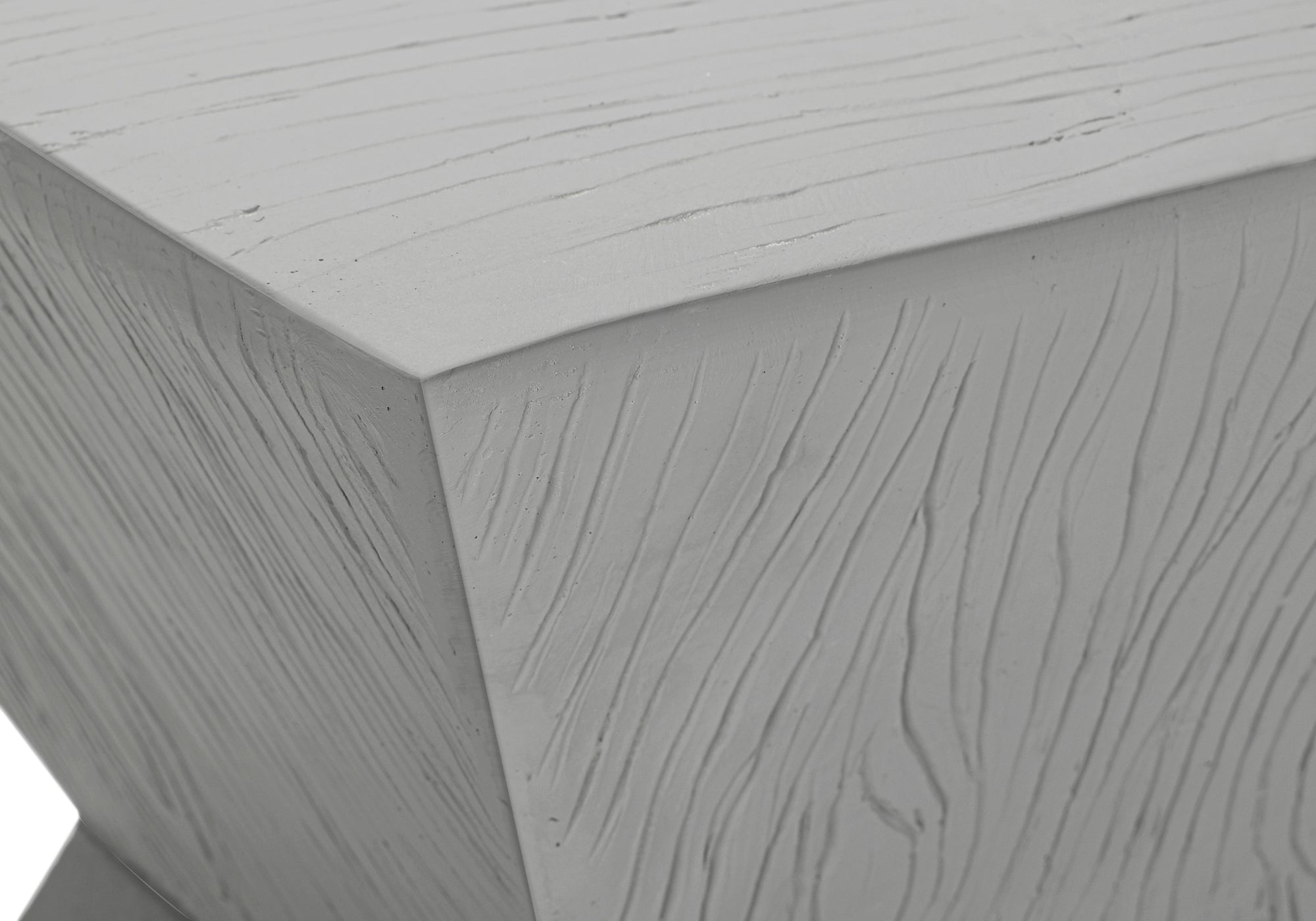 ACCENT TABLE - 25""H / GREY INDOOR OR OUTDOOR