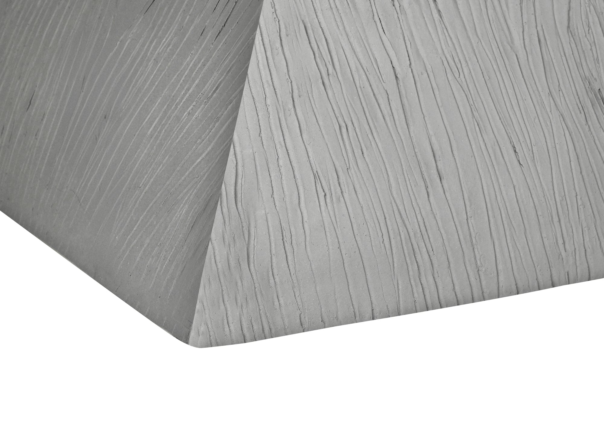 ACCENT TABLE - 25""H / GREY INDOOR OR OUTDOOR