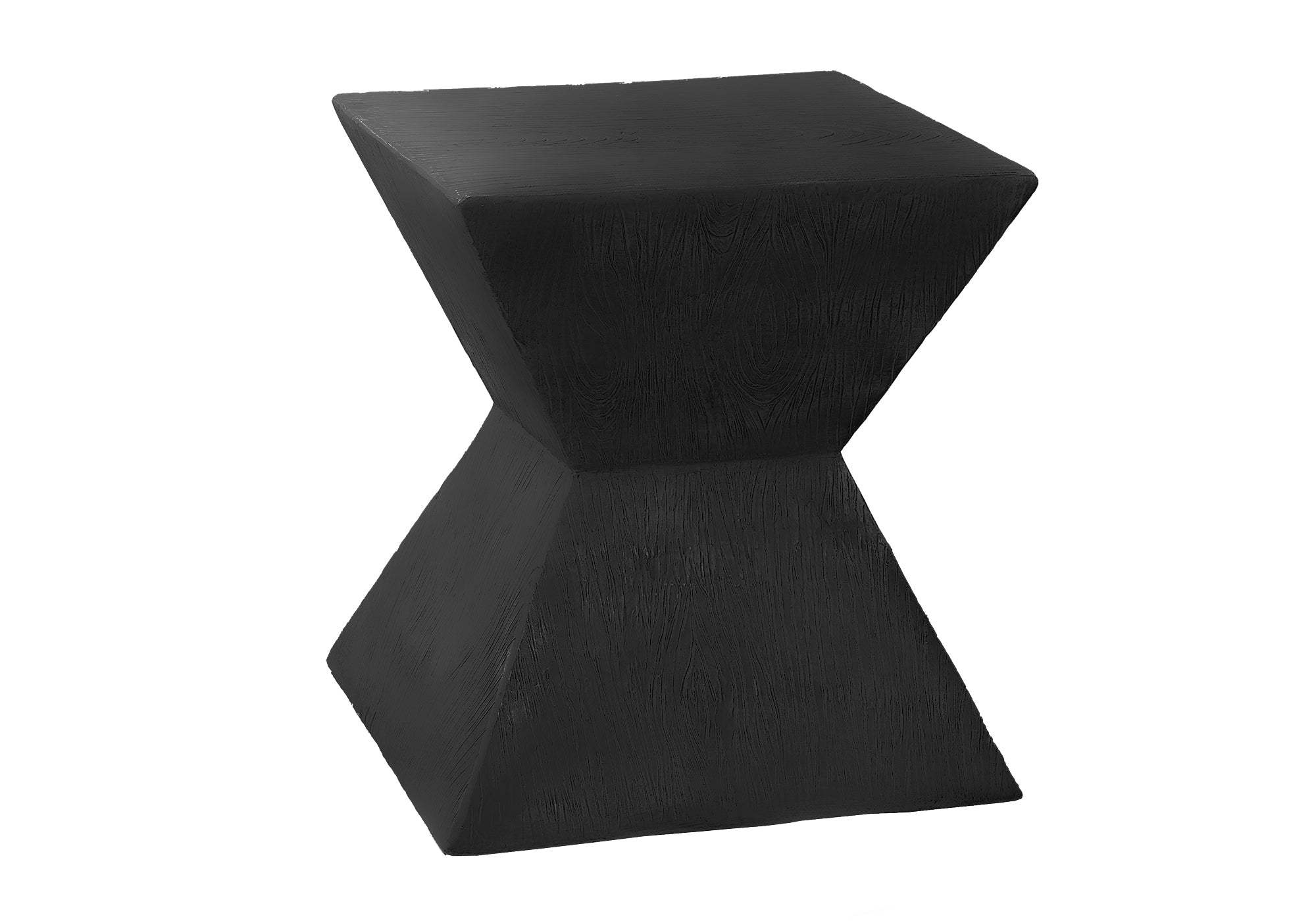 ACCENT TABLE - 25""H / BLACK INDOOR OR OUTDOOR
