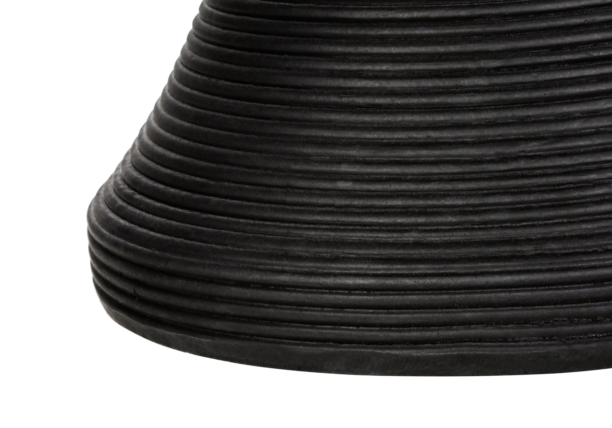 ACCENT TABLE - 25""H / BLACK INDOOR OR OUTDOOR