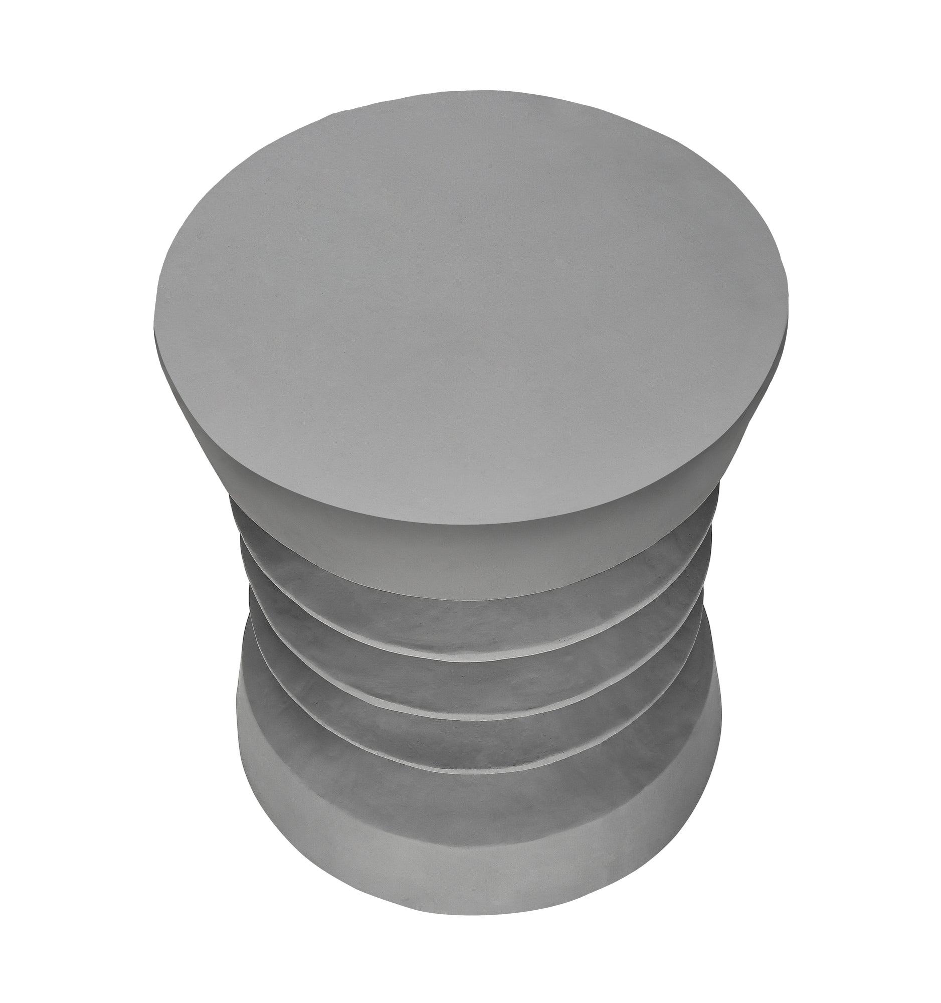 ACCENT TABLE - 25""H / GREY INDOOR OR OUTDOOR