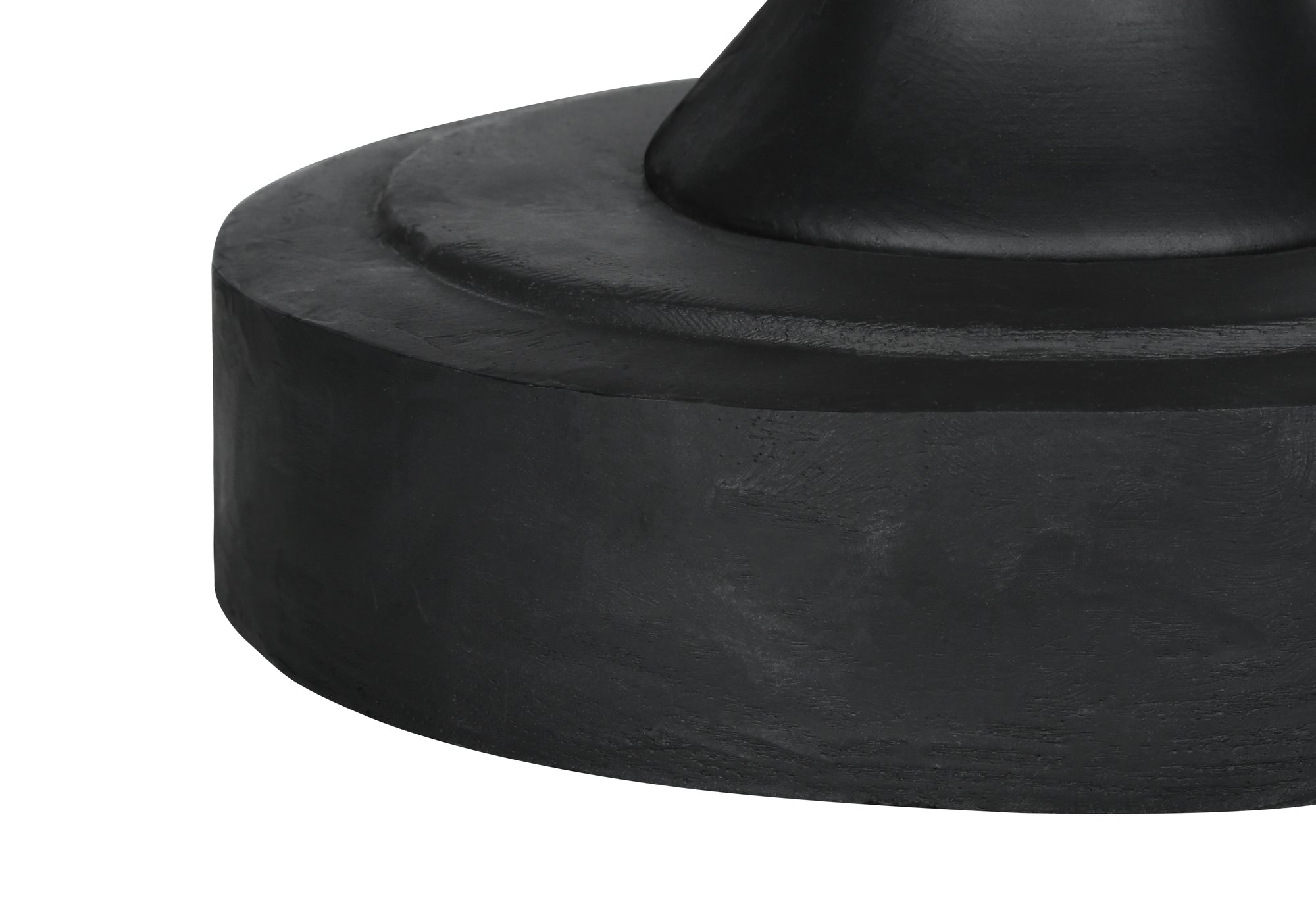 ACCENT TABLE - 25""H / BLACK INDOOR OR OUTDOOR