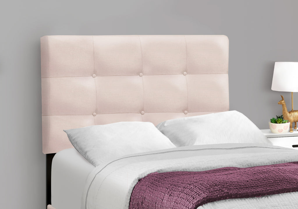 BED - TWIN SIZE / PINK VELVET