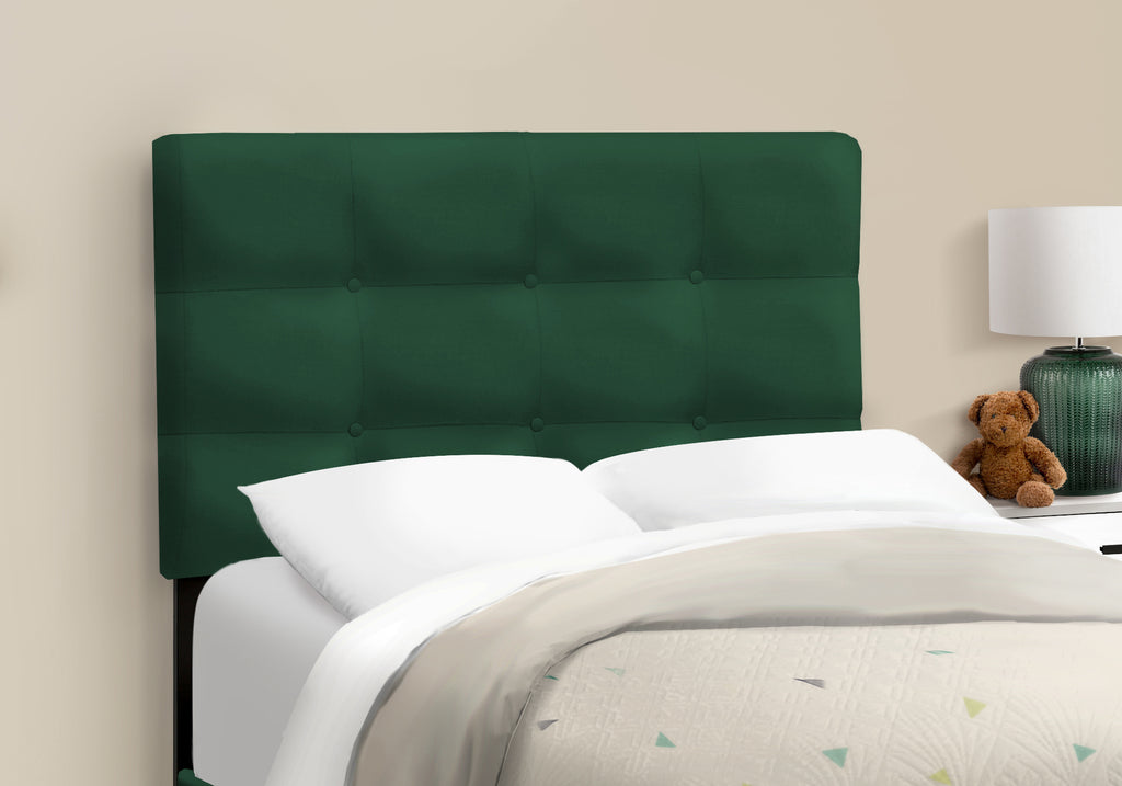 BED - TWIN SIZE / GREEN VELVET